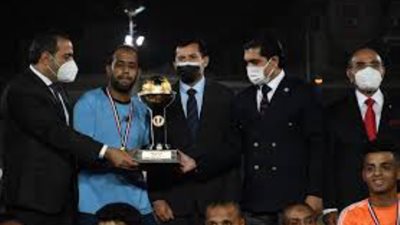 وزير الرياضة يشهد نهائي كأس مصر للميني فوتبول