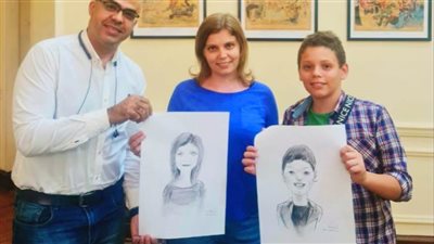 ورشة رسم كاريكاتير بالروسي