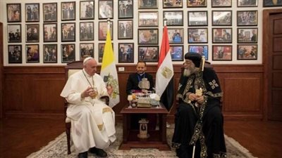 البابا تواضروس يتلقى اتصالًا من البابا فرنسيس فى يوم الصداقة بين الكنيستين