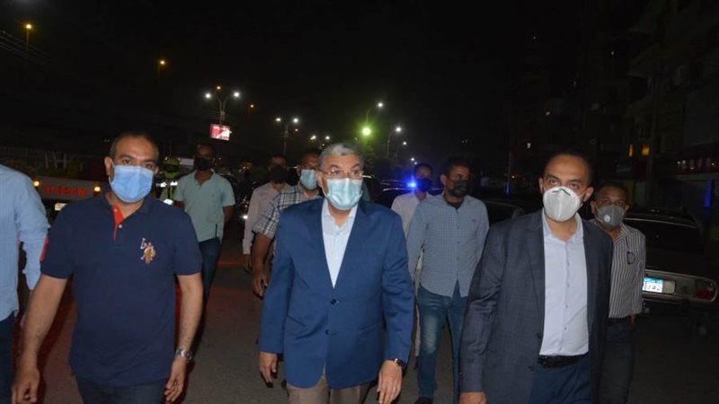 محافظ المنيا بمنطقة