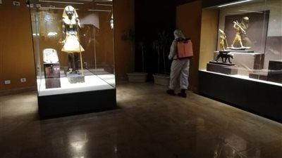 الانتهاء من التعقيم الدوري لمتحف شرم الشيخ