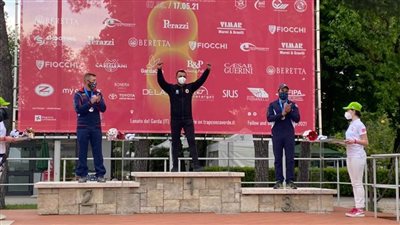 وزير الرياضة يهنئ محيلبة بفوزه التاريخي بذهبية كأس العالم بإيطاليا