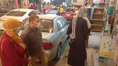 تحرير ٢٤ محضر عدم ارتداء الكمامات فى حملة بدمنهور 