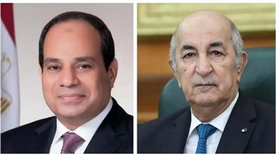 الرئيس الجزائري يهنىء الرئيس السيسي بعيد الفطر