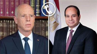 الرئيس السيسي يجري اتصالاً هاتفياً مع الرئيس التونسي للتهنئة بعيد الفطر المبارك