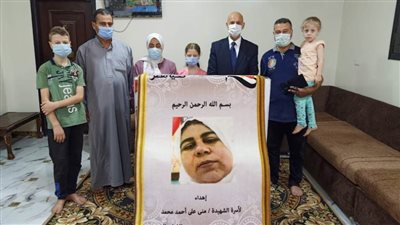 هدايا  الرئيس السيسي لأسر شهداء الأطقم الطبية في عيد الفطر  