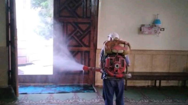 تعقيم المساجد استعدادا
