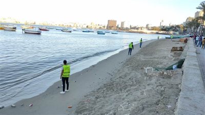  في أول أيام العيد التزام المواطنين بحظر ارتياد الشواطئ بالإسكندرية
