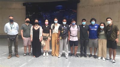 وفود سياحية تزور متحف الحضارة