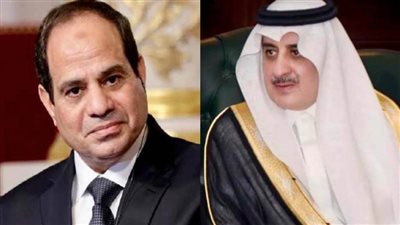 الرئيس السيسي يتلقى اتصالًا هاتفيًا من أمير منطقة تبوك للتهنئة بعيد الفطر