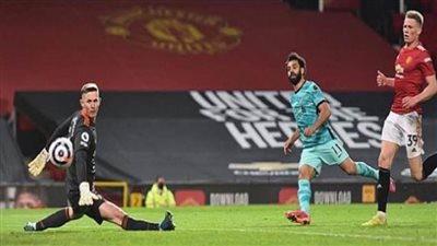 «صلاح» يسجل أمام مانشستر يونايتد ويقود ليفربول للفوز بالمركز الخامس