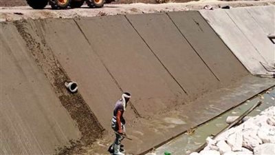 18 مليونًا و500 ألف جنيه تكلفة أعمال تبطين ترعة راغب بالشرقية 