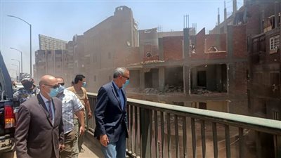 محافظ القليوبية يتابع إزالة المباني المتعارضة مع توسعة الدائري بشبرا الخيمة