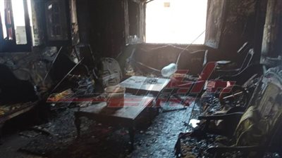 السيطرة على حريق هائل بمنزل نائب بشبين القناطر ووفاة والدته