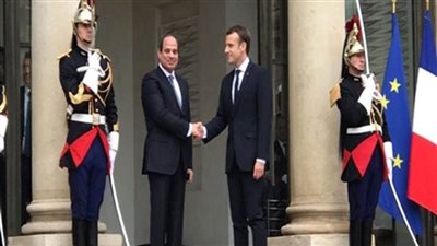 عاجل.. بدء أعمال القمة المصرية الفرنسية بقصر الاليزيه بباريس