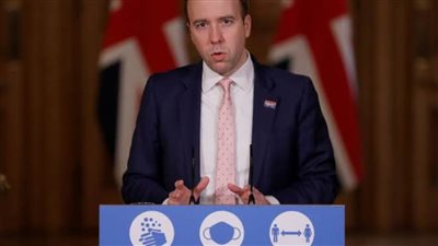  وزير الصحة البريطاني: تسجيل 2323 إصابة مؤكدة بالسلالة الهندية من فيروس كورونا