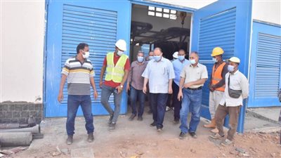 محافظ أسيوط يتفقد أعمال إنشاء المرحلة الثانية من محطة صرف صحي عرب المدابغ