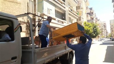 رفع ٧٧٦ حالة إشغال طريق فى حملة مكبرة بالبحيرة 