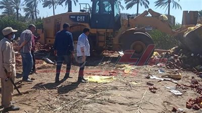 كفر الشيخ: تزيل التعديات على الأراضي الزراعية وأملاك الدولة