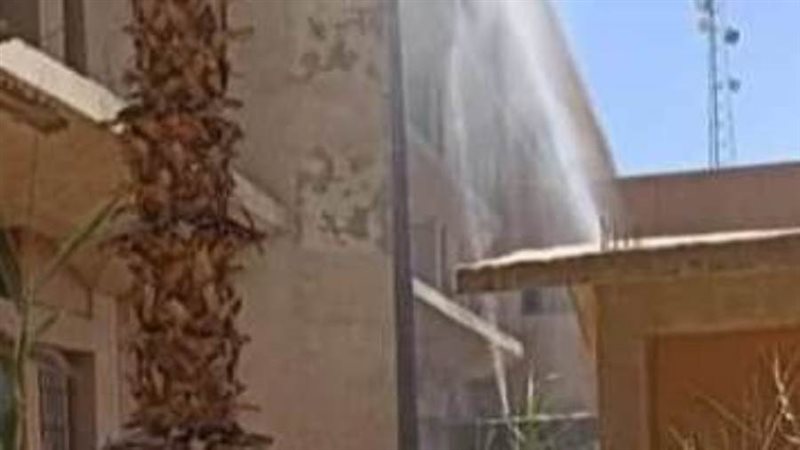 جانب من الحريق