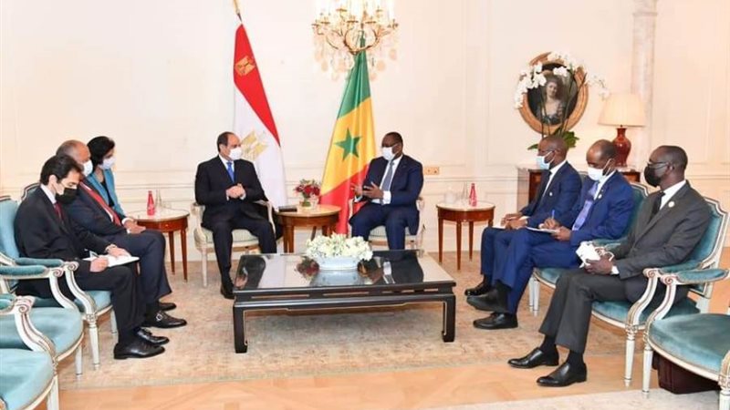 السيسي وماكي سال