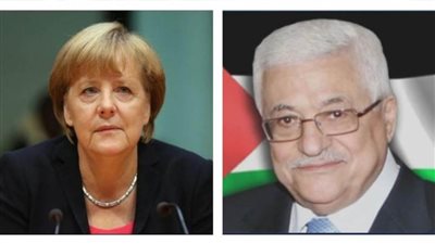 الرئيس الفلسطيني يتلقى اتصالا من المستشارة الألمانية