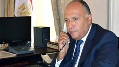 شكري يتلقى اتصالا هاتفيا من نظيره الإسرائيلي يثمن جهود مصر للتوصل لوقف إطلاق النار