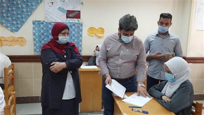 محافظ بني سويف يتابع امتحانات دبلوم المعهد الفني الصحي للتمريض