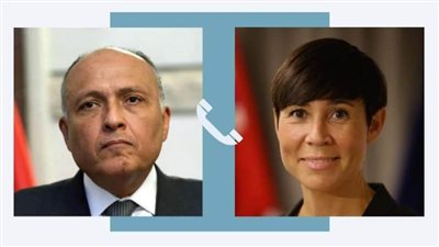 وزير الخارجية يبحث مع نظيرته النرويجية تطورات الأوضاع في المشهد الفلسطيني