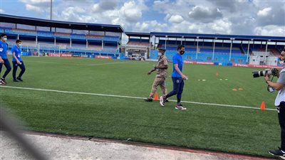 بيراميدز يصل ملعب أنيمبا استعدادا لمواجهة أنيمبا في الكونفدرالية