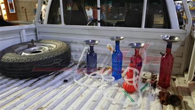 غلق مقاهي وضبط شيش في حملات مكبرة بكفر الشيخ