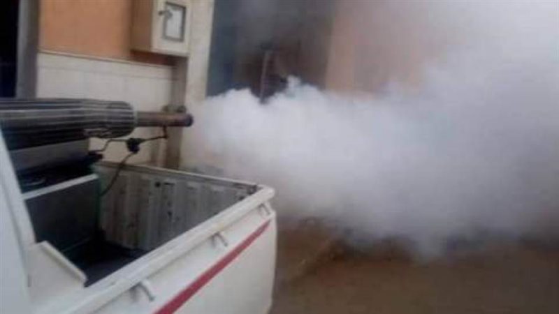 تطهيى وتعقيم الشوارع