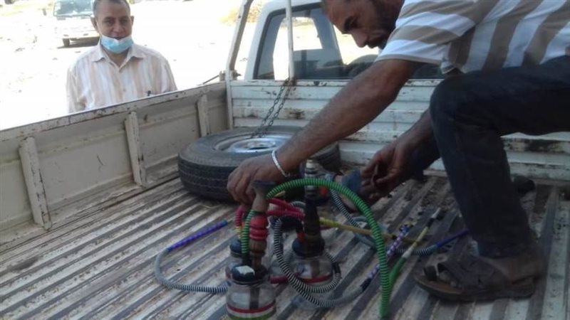 مصادرة 10 شيشه