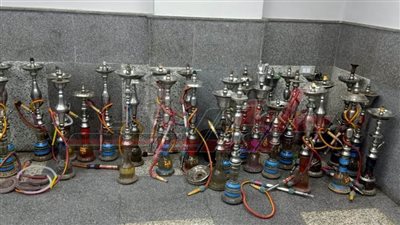 ضبط 30 شيشة وإغلاق مقاه في حملة مكبرة بكفر الشيخ