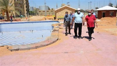 محافظ الوادى الجديد يجري جولة تفقدية لمتابعة المشروعات التنموية بالخارجة