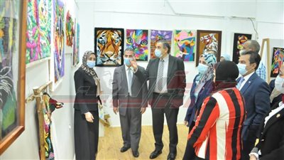  معرض جديد للفن التشكيلي لطلاب النوعية بجامعة كفر الشيخ