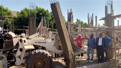 استمرار حملات إزالة التعديات على الأراضى الزراعية بالبحيرة (صور)