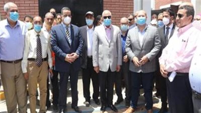 محافظ الجيزة يطلق إشارة بدء التشغيل التجريبي لمحطة رفع الصرف الصحي 