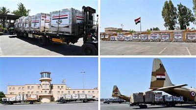مصر ترسل مساعدات طبية ومواد غذائية  للأشقاء فى جيبوتي