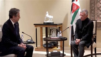 العاهل الأردني لبلينكن: من الضروري الحفاظ على الوضع التاريخي والقانوني القائم بالقدس ومقدساتها