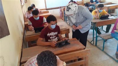 ختام الامتحان التجريبي الثاني لطلاب الثانوية العامة ببنى سويف