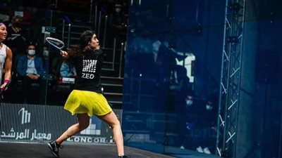 نور الشربيني تتأهل لنهائي بطولة الجونة