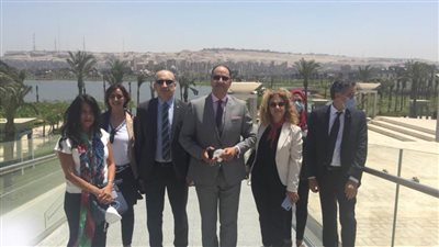 وفد من الوكالة الجامعية الفرنكوفونية يزو متحف الحضارة