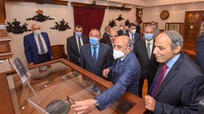 وزير العدل ومحافظ الإسكندرية يفتتحان متحف ومكتبة سراي الحقانية بمحكمة الاستئناف