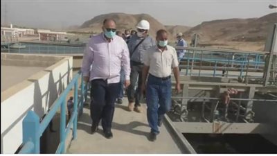 محافظ أسيوط يتفقد محطة معالجة صرف صحي المشايعة