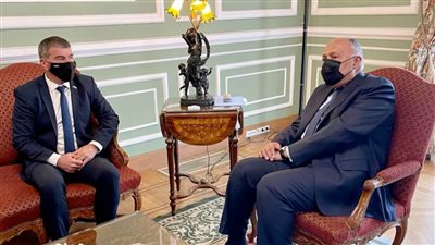 شكري يؤكد لوزير خارجية إسرائيل ضرورة البناء على إعلان وقف إطلاق النار