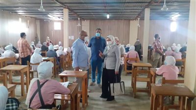 ختام امتحانات الصف الثالث الثانوي الفني للتمريض ببني سويف