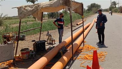 رئيس مركز ملوى بالمنيا:  بدء توصيل الغاز الطبيعي بحي شرق المدينة