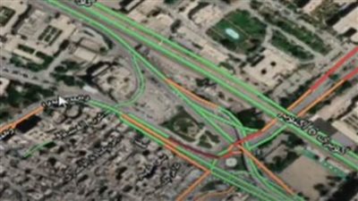 بالفيديو.. خريطة الحالة المرورية بشوارع القاهرة الآن