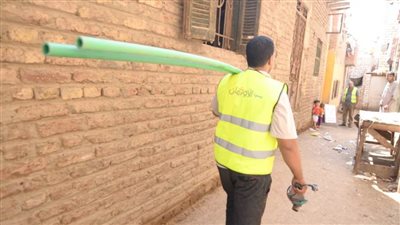   540  وصلة مياه مجانية من الأورمان للأسر الأكثر احتياجًا بسوهاج